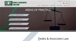 Desktop Screenshot of dedeslaw.gr